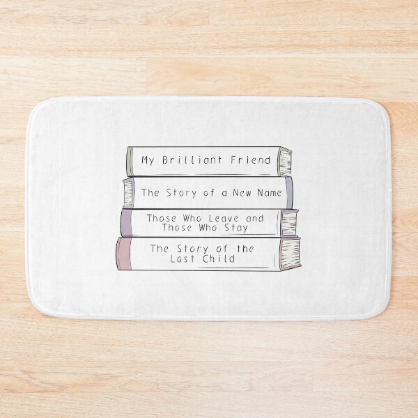 Item preview, Elena Ferrante most popular work, book stack designed and sold by book-buffs.