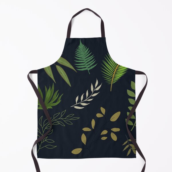Item preview, leafy pattern BLACK designed and sold by Anannya  Mondal.