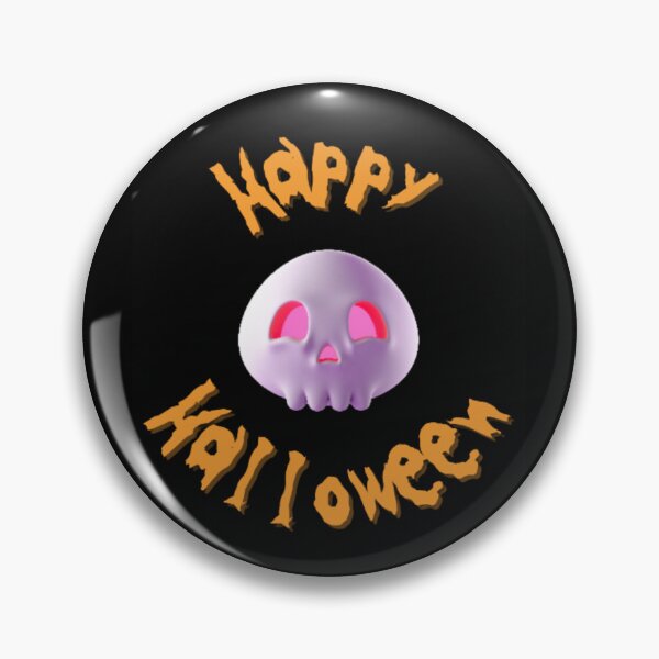 Item preview, Happy Halloween 3D Skull designed and sold by LMoonDesigns.