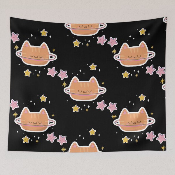 Item preview, The Faraway But Ridiculously Cute Planet Of Caturn  designed and sold by MichaelGa37542.