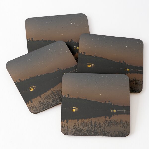 Item preview, Lakeside camps at night designed and sold by StewieStrout.