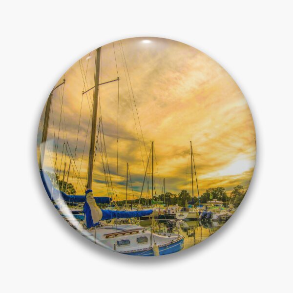 Item preview, Dusk at the Marina designed and sold by gossamerthread.