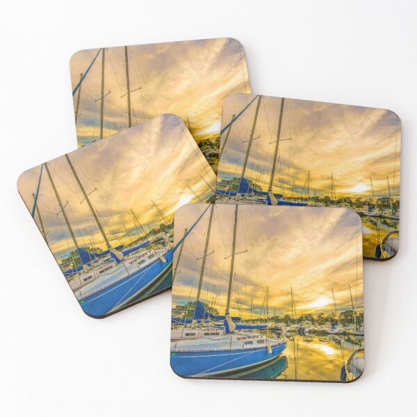 Item preview, Dusk at the Marina designed and sold by gossamerthread.