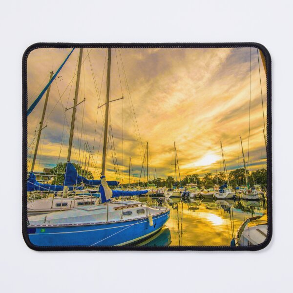 Item preview, Dusk at the Marina designed and sold by gossamerthread.