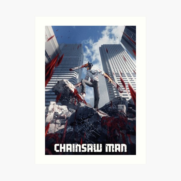 "Chainsaw Man key visual" Art Print for Sale by SeerEmperor Redbubble