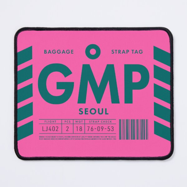 Item preview, Luggage Tag D - GMP Seoul South Korea designed and sold by VoodooCircus.