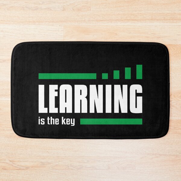 Item preview, Learning is the key for study motivation & university mindset designed and sold by TheLuckyShirts.