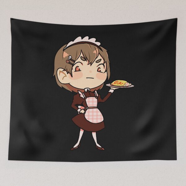 Item preview, maid goro Sticker designed and sold by Lemed36tea.