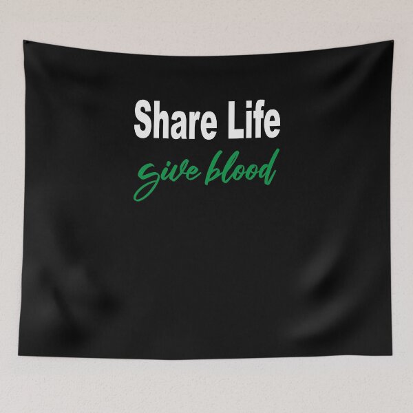 Item preview, Share Life Give Blood designed and sold by JustBeeAwesome.
