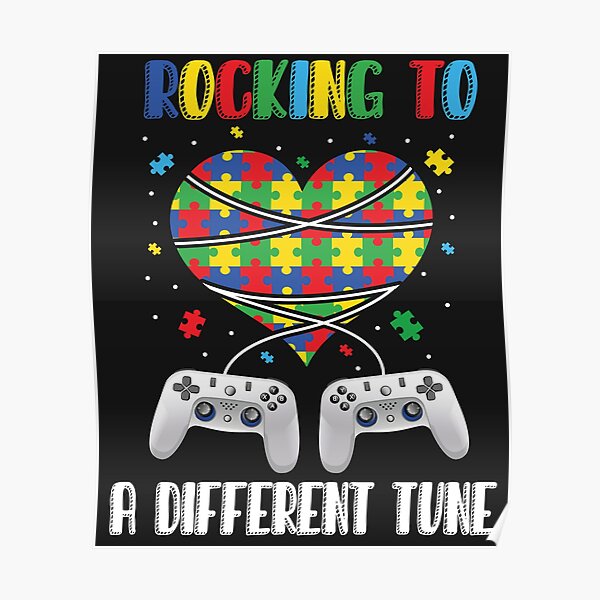 "Rocking To A Different Tune Autistic Gamer Autism Awareness Month