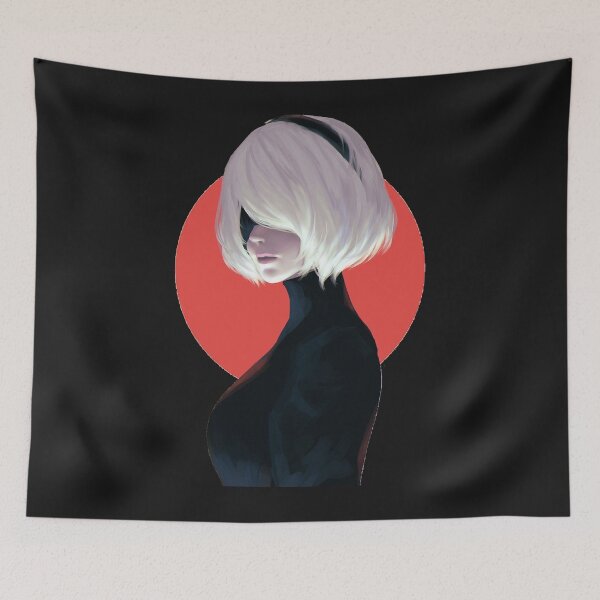 Item preview, Nier automata 2B Sticker designed and sold by Lemed36tea.