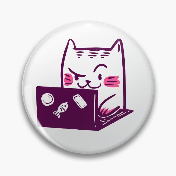 Item preview, cute cat programming designed and sold by ramonparaiba.