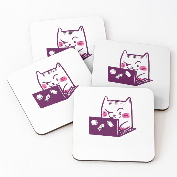 Item preview, cute cat programming designed and sold by ramonparaiba.