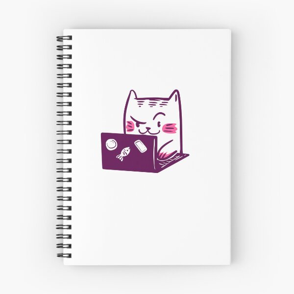 Item preview, cute cat programming designed and sold by ramonparaiba.