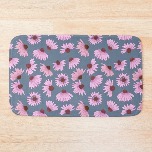 Item preview, Pink cone flower seamless pattern designed and sold by Floralfusion.