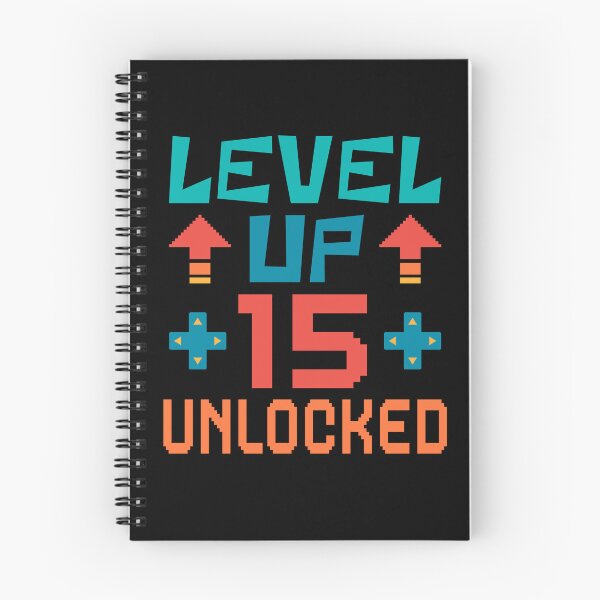 Item preview, Level Up, 15 Unlocked. Retro  designed and sold by ACC .