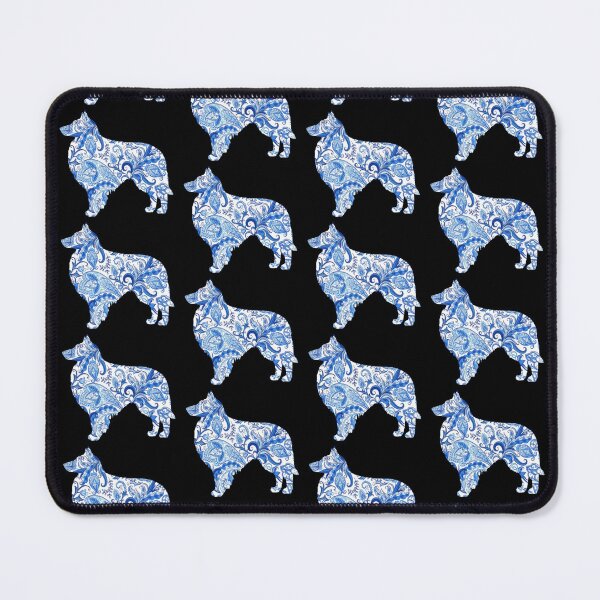 Item preview, Paisley blue Tervueren silhouette designed and sold by ODINDISA.