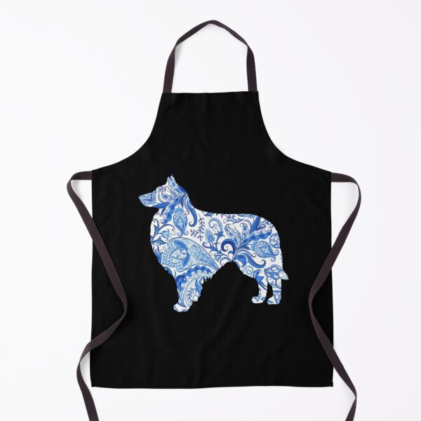 Item preview, Paisley blue Tervueren silhouette designed and sold by ODINDISA.