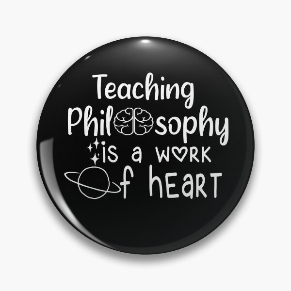 Item preview, Teaching Philosophy Is a Work Of Heart designed and sold by JustBeeAwesome.