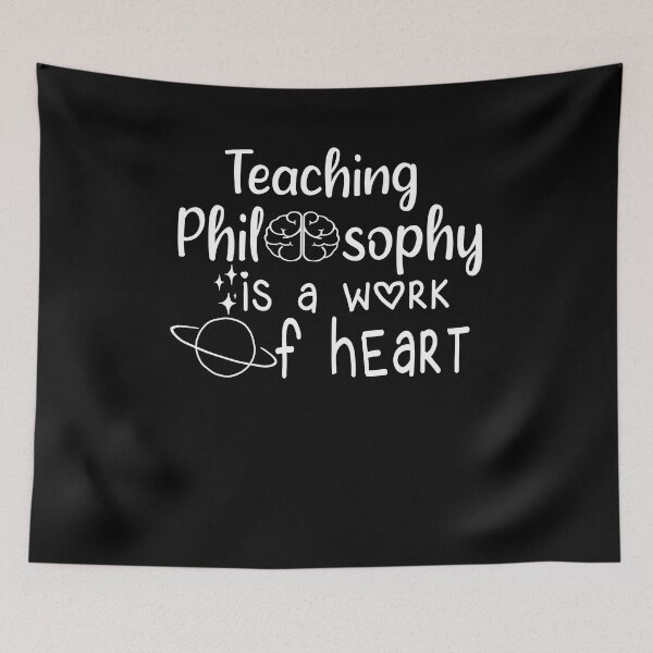Item preview, Teaching Philosophy Is a Work Of Heart designed and sold by JustBeeAwesome.