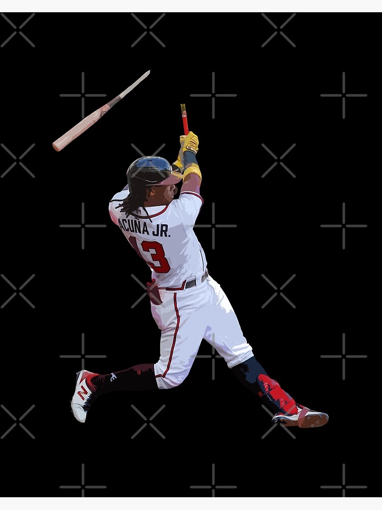 Ronald Acuna Jr Printable Art Portrait Braves Baseball #13 - Digital  Download