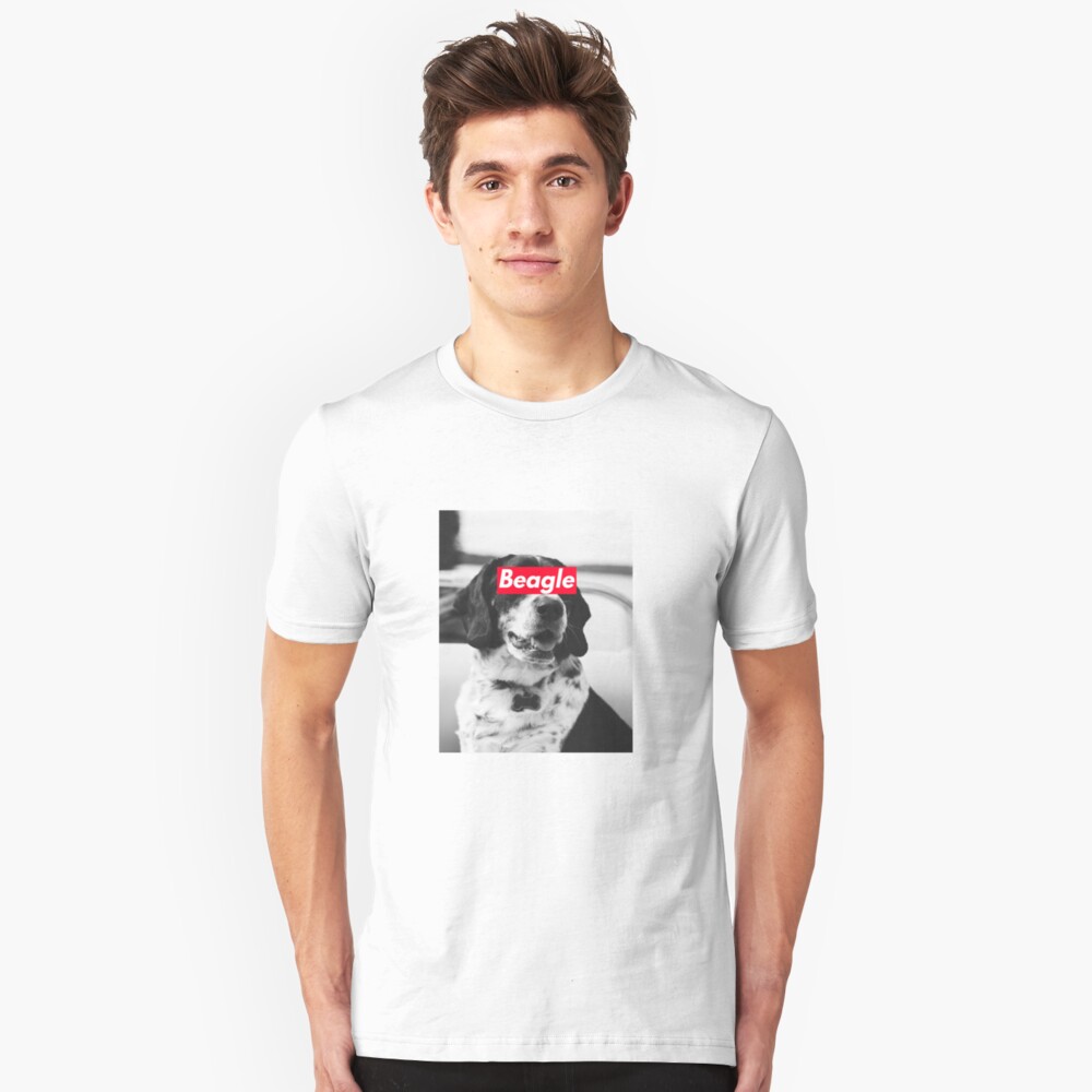 &quot;Beagle(Supreme Knock Off) &quot; T-shirt by lhillia | Redbubble