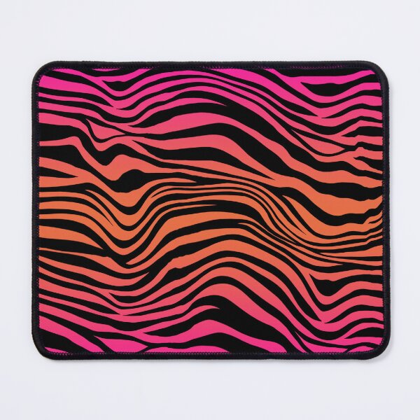 Item preview, Bright Pink Orange Tiger Stripes Striped fur Animal Africa Pattern designed and sold by funnytshirtemp.