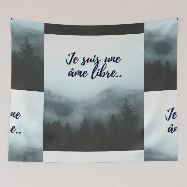 Item preview, I am a free soul - popular french quotes theme gifts  designed and sold by RebelliousRosee.