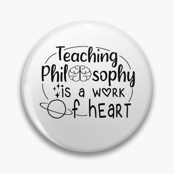 Item preview, Teaching Philosophy Is a Work Of Heart designed and sold by JustBeeAwesome.