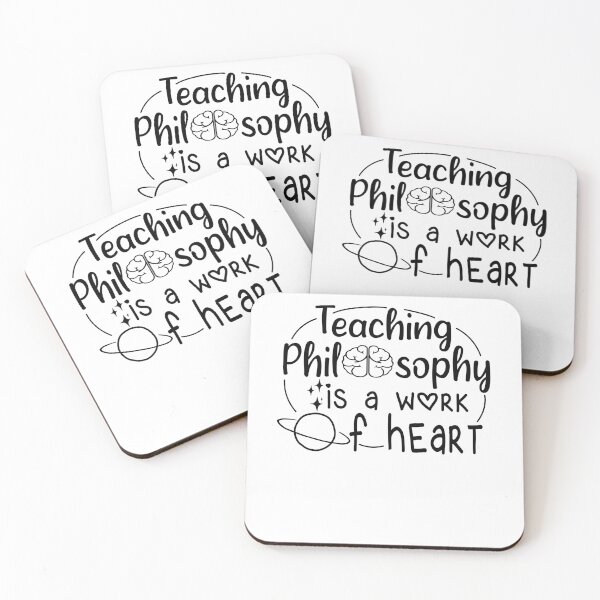 Item preview, Teaching Philosophy Is a Work Of Heart designed and sold by JustBeeAwesome.