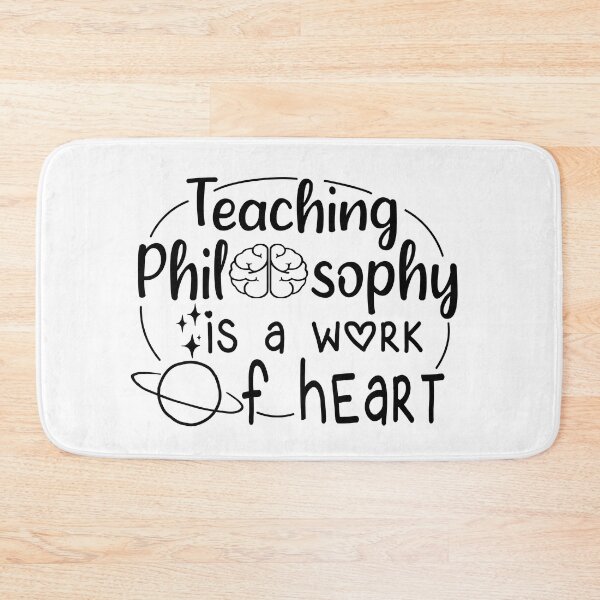 Item preview, Teaching Philosophy Is a Work Of Heart designed and sold by JustBeeAwesome.