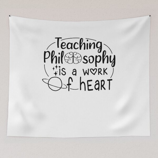 Item preview, Teaching Philosophy Is a Work Of Heart designed and sold by JustBeeAwesome.