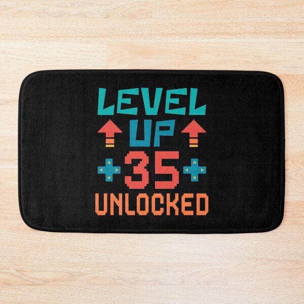 Item preview, Level Up, 35 Unlocked. Retro  designed and sold by ACC .