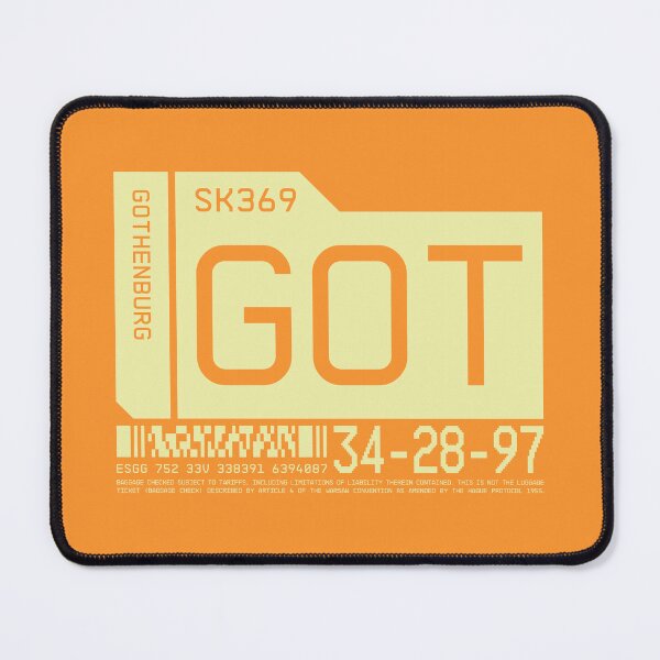 Item preview, Luggage Tag C - GOT Gothenburg Sweden designed and sold by VoodooCircus.