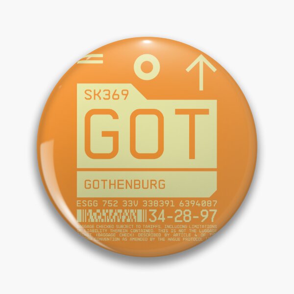Item preview, Luggage Tag C - GOT Gothenburg Sweden designed and sold by VoodooCircus.