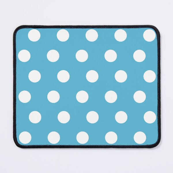 Item preview, Classic Polka Dot Pattern_White Medium Blue Pastel Blue Soft Blue Sky Blue designed and sold by mimihuang creations.