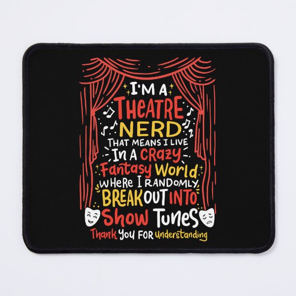 Item preview, I'm A Theatre Nerd Funny Musical Theater Show Tunes Clothes designed and sold by haselshirt.