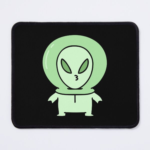 Item preview, Cute Creepy Green Alien Astronaut designed and sold by PotluckPrints.