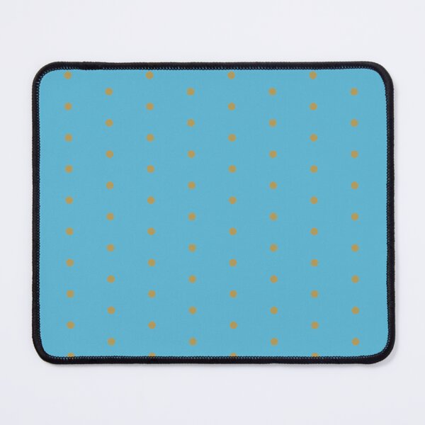 Item preview, Classic Polka Dot_ Golden Medium Blue Pastel Blue Soft Blue Sky Blue designed and sold by mimihuang creations.