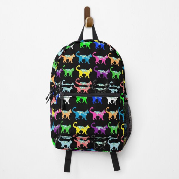 Item preview, Colorful Swedish Dala Dalecarlian Horse Kitty Cats Cat designed and sold by funnytshirtemp.