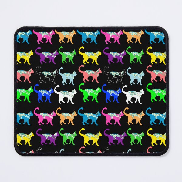Item preview, Colorful Swedish Dala Dalecarlian Horse Kitty Cats Cat designed and sold by funnytshirtemp.