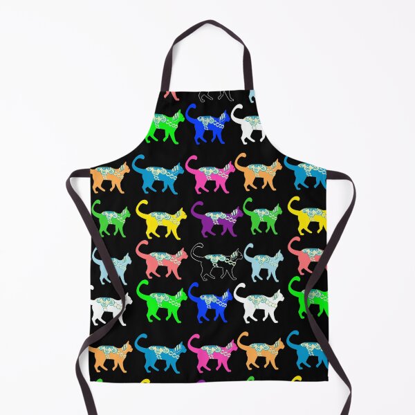 Item preview, Colorful Swedish Dala Dalecarlian Horse Kitty Cats Cat designed and sold by funnytshirtemp.