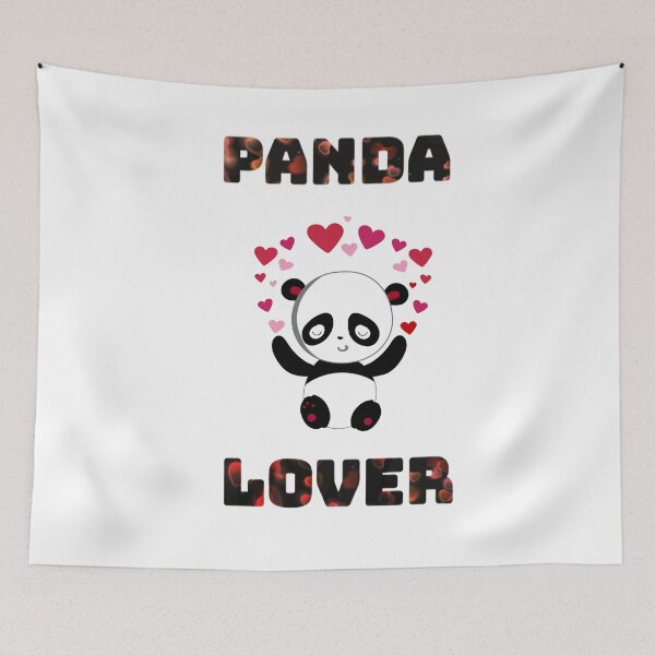 Item preview, Panda lover, i love cute panda, love heart panda, call me a panda lover, i love panda and bamboos , save pandas designed and sold by mustafatolba16.