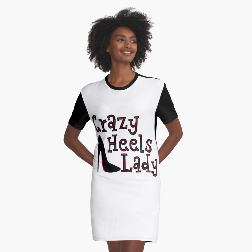 t shirt dress and heels