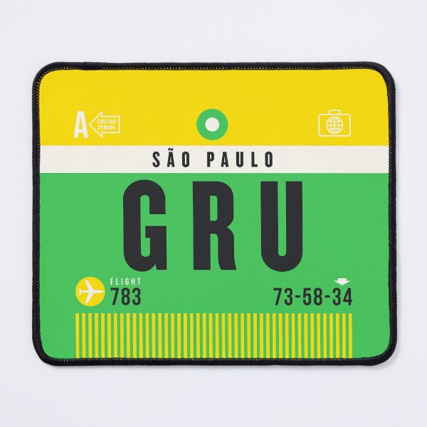Item preview, Luggage Tag A - GRU Sao Paulo Brazil designed and sold by VoodooCircus.