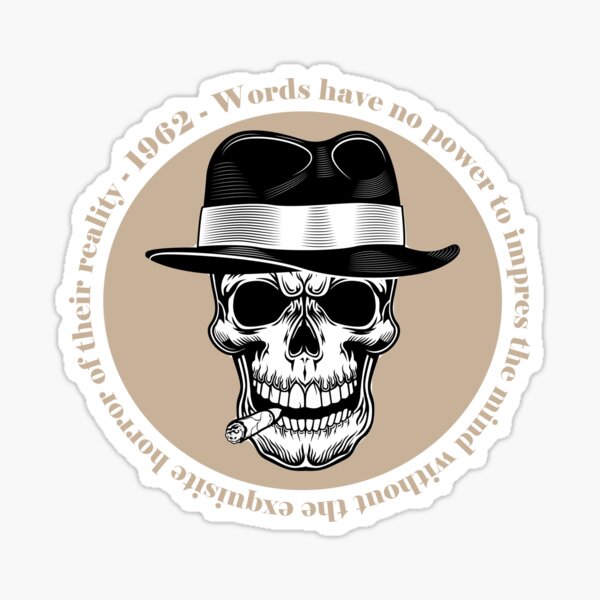  Skull Ghost T shirt Deep Scary Quotes Design Sticker For Sale By 