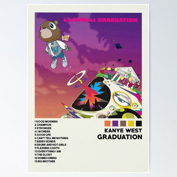 Kanye West Graduation Album Cover Matte Finish Poster Paper Print -  Animation & Cartoons posters in India - Buy art, film, design, movie,  music, nature and educational paintings/wallpapers at