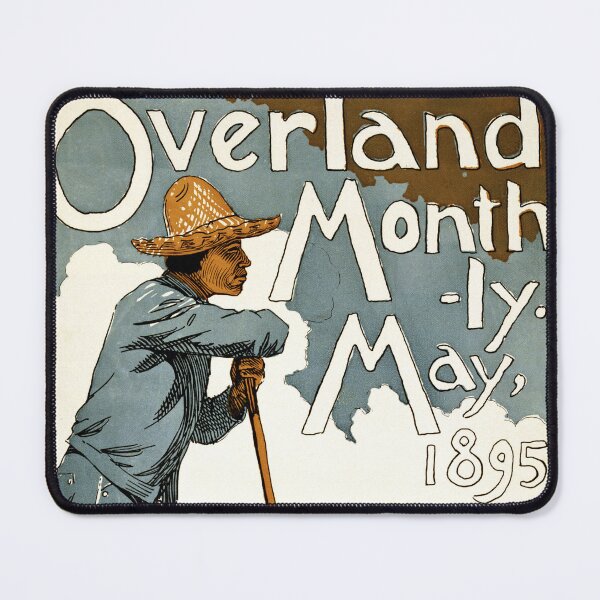 Item preview, OVERLAND Monthly Magazine MAY 1895 Vintage Cover Poster designed and sold by retroposters.