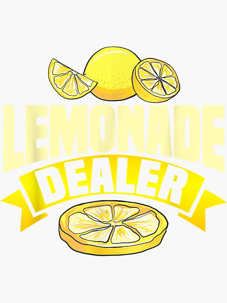 "Lemonade dealer lemon stand juice store staff sweet" Sticker for Sale