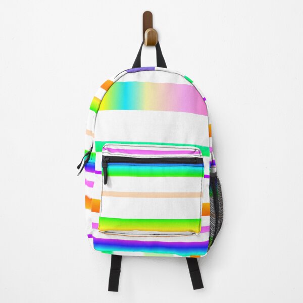 Item preview, white line pattern | multicolor and white line pattern designed and sold by lausn.